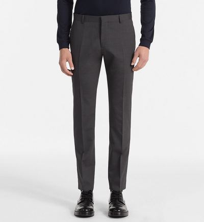 Calvin Klein Ruhák HU656777 | Calvin Klein Suit Férfi Nadrág Szürke